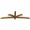 Ekena Millwork Davenport Timber Gable Bracket, Western Red Cedar, 84"W x 28"H x 3 1/2"D x 3 1/2"F, 8/12 Pitch GBW084X28X0404DAV00SWR - alternate 2